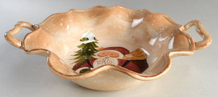 Winter Wonderland 16" Round Handled Bowl