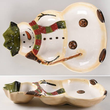 Winter Wonderland 1 Piece Figural Chip and Dip