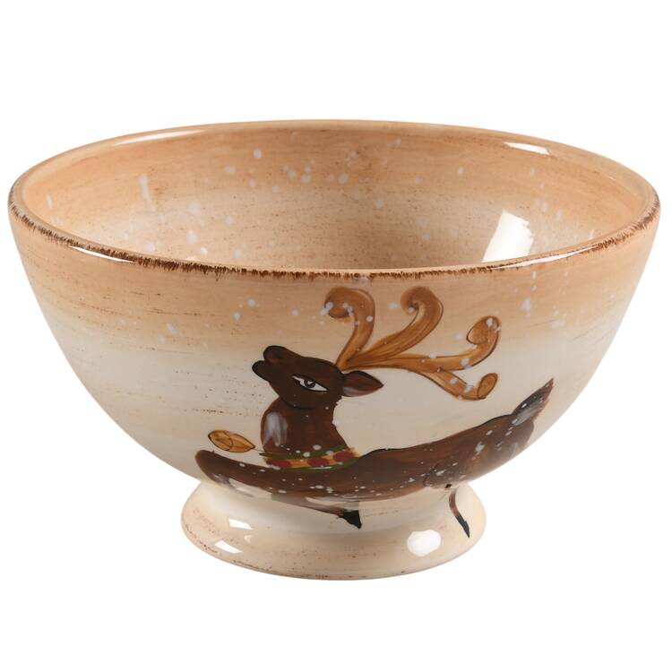 Winter Wonderland 7" Footed Bowl
