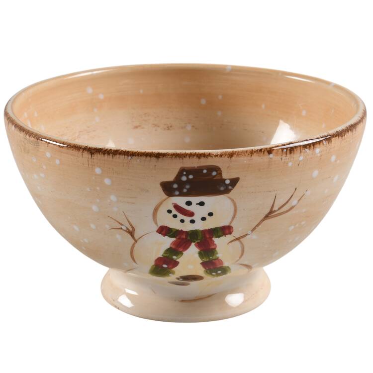 Winter Wonderland 7" Footed Bowl