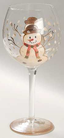 Winter Wonderland Glassware-Wine Balloon