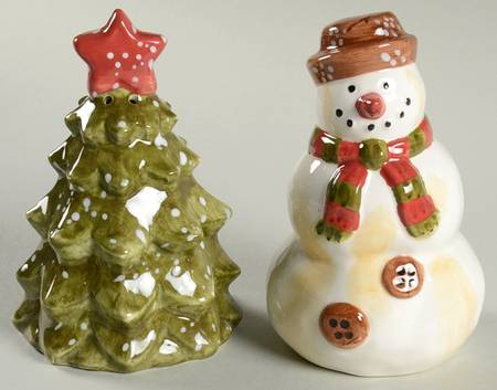 Winter Wonderland Figural Salt & Pepper Set