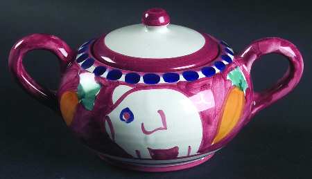 Solimene (Made in Italy, Dishwasher Safe) Sugar Bowl & Lid