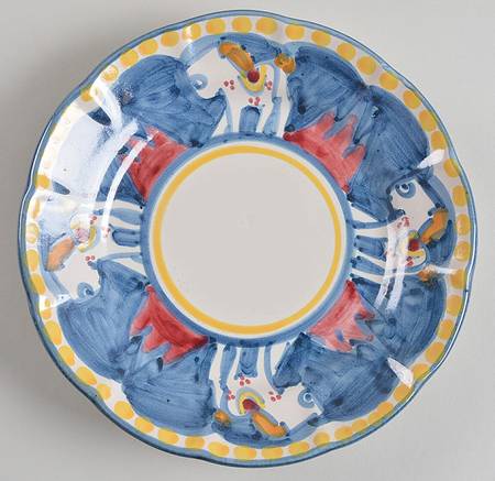 Solimene (Made in Italy, Dishwasher Safe) Salad Plate