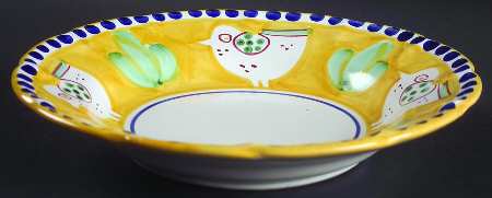 Solimene (Made in Italy, Dishwasher Safe) 9" Soup/Pasta Bowl