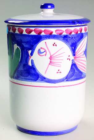 Solimene (Made in Italy, Dishwasher Safe) Medium Canister & Lid