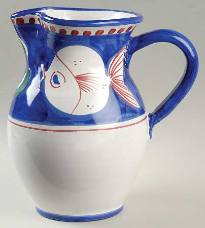 Solimene (Made in Italy, Dishwasher Safe) 64 Oz Pitcher