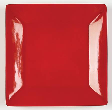Corsica Ruby Square Dinner Plate