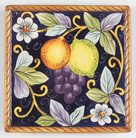 Villa Bellagio Square Salad Plate