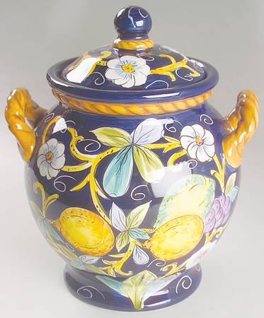 Villa Bellagio Large Canister & Lid