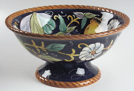 Villa Bellagio Footed Bowl