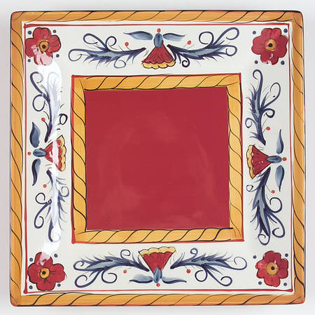 Italiano Square Dinner Plate