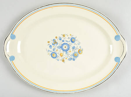 TST891 15" Oval Serving Platter