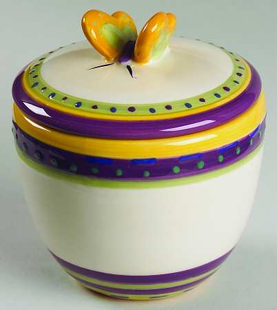 Holland Flower Sugar Bowl & Lid