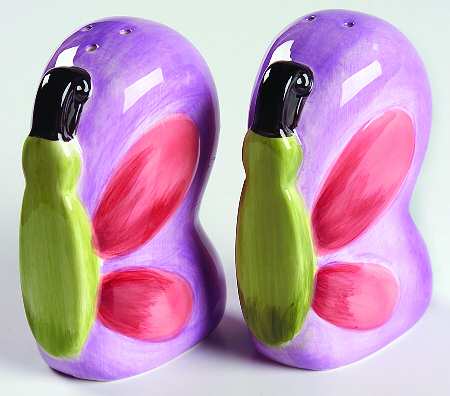 Holland Flower Figural Salt & Pepper Set