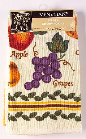 Venetian Cloth Dish Towel - Set of 4