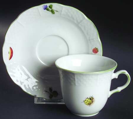 THU348 Flat Cup & Saucer Set