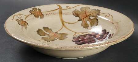 Vineyard Rim Soup Bowl