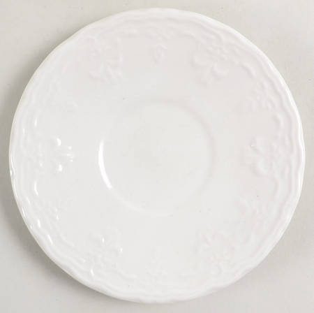 Versailles White Saucer
