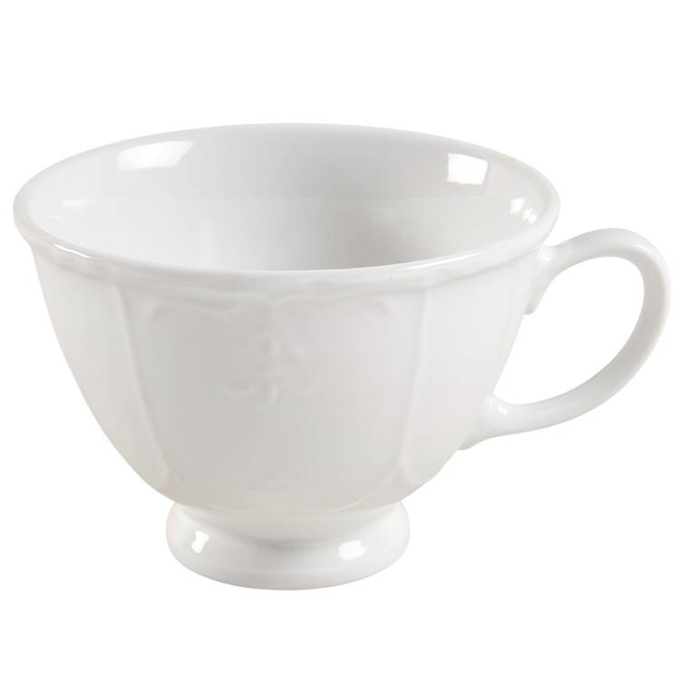Versailles White Breakfast Cup
