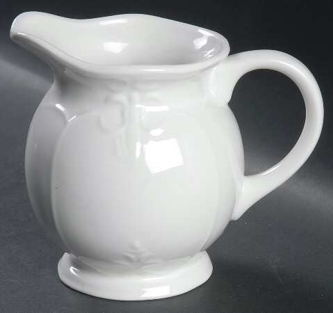 Versailles White Creamer