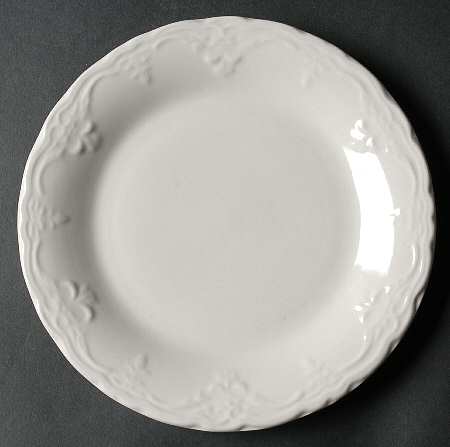 Versailles White Salad Plate