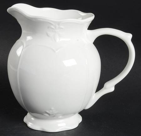 Versailles White 56 Oz Pitcher