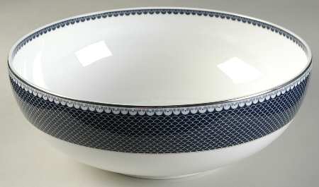 Marielle Indigo 9" Round Vegetable Bowl