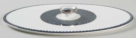 Marielle Indigo Lid for 4 Qt Oval Casserole