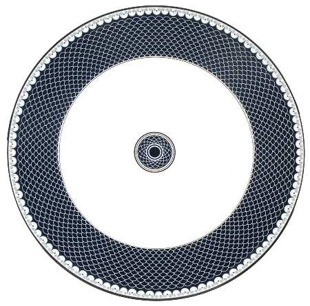 Marielle Indigo Salad Plate