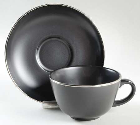 Tiago Flat Cup & Saucer Set