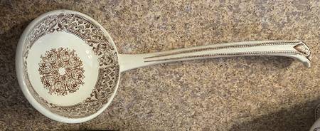 Panel Brown Tureen Ladle