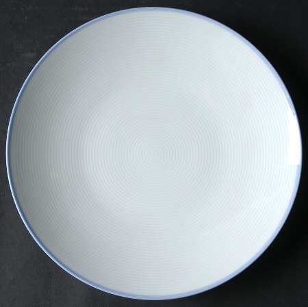 Loft Connect Mare White (Blue Trim) Salad Plate