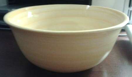 Swirl Butter Yellow Coupe Cereal Bowl