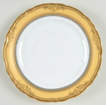 Vanessa Gold Salad/Dessert Plate