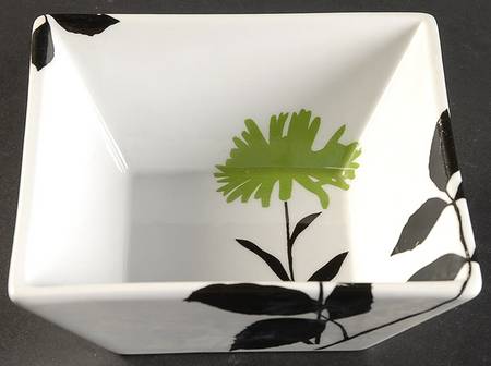 Graphic Floral Soup/Cereal Bowl
