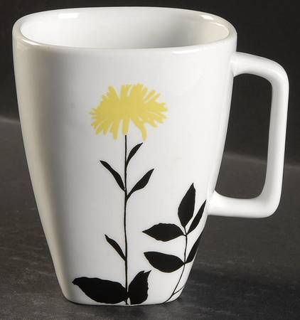 Graphic Floral Mug