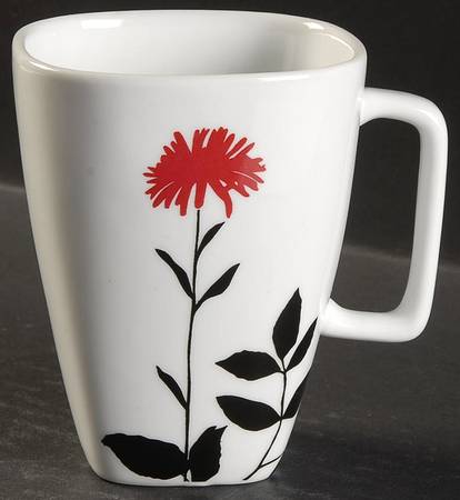 Graphic Floral Mug