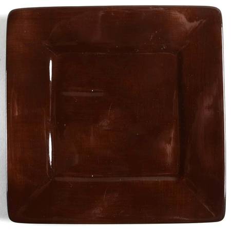 Misto Chocolate Square Salad Plate