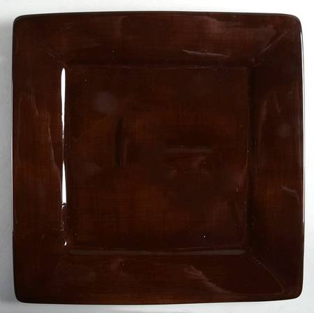 Misto Chocolate Square Dinner Plate