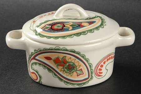Misto Multi Paisley Individual Casserole & Lid