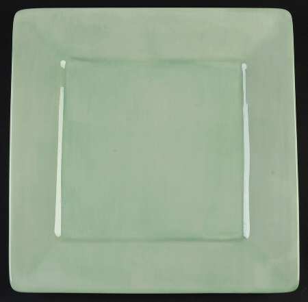 Misto Light Green Square Dinner Plate