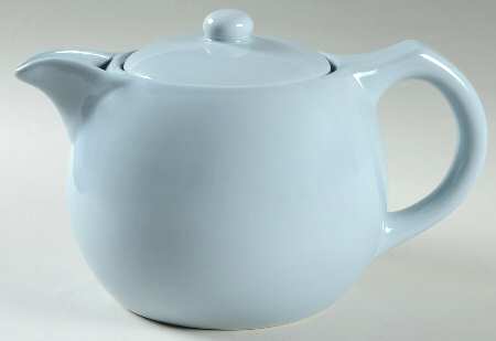 Natural Modern Soft Blue Teapot & Lid