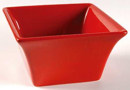 Espana Blaze (Red) Square Cereal Bowl