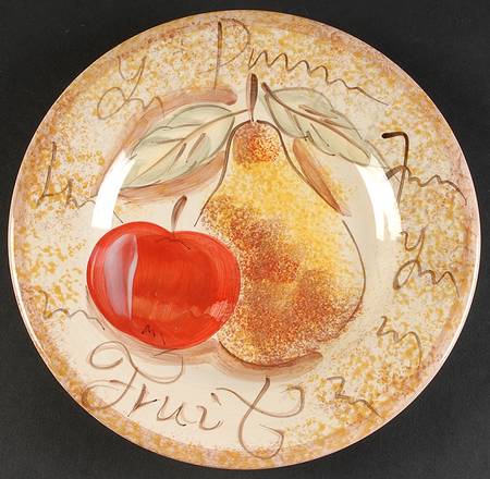 Napa (Words, Fruit) Salad/Dessert Plate