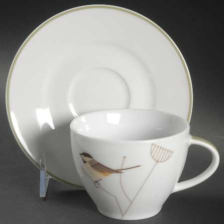 Harper's Harvest Flat Cup & Saucer Set