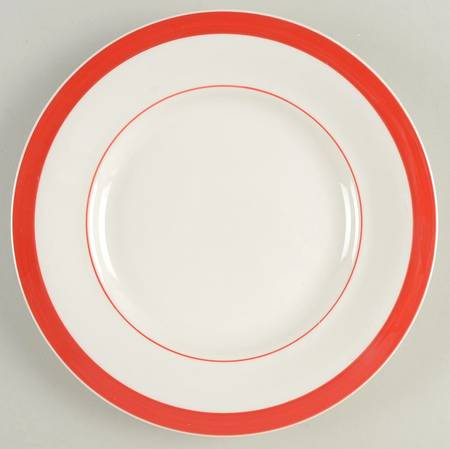 American Bistro Red Salad Plate