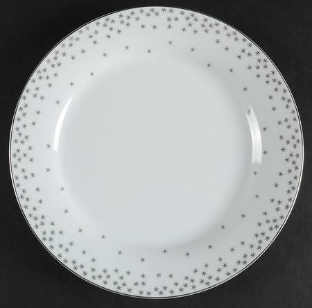 Arctic Solstice Snowflake Accent Salad Plate