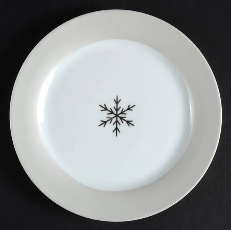 Arctic Solstice Snowflake Bread & Butter Plate