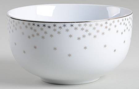 Arctic Solstice Snowflake Coupe Cereal Bowl
